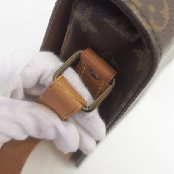 LOUIS VUITTON Cartouchiere GM Monogram  Crossbody Shoulder Bag Vintage - Picture 10 of 16